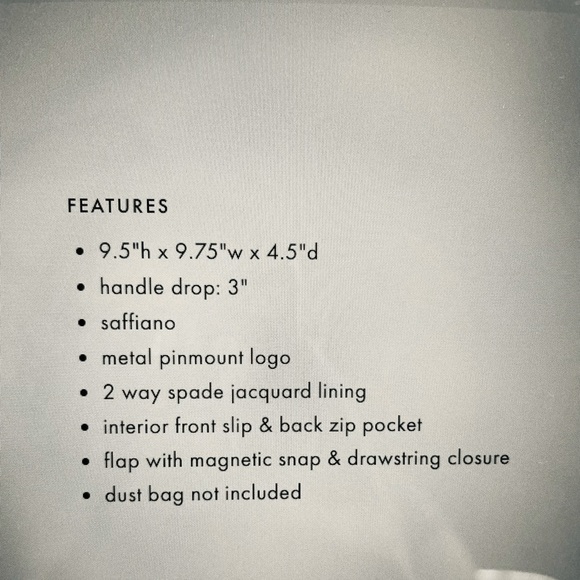 Kate Spade backpack - Picture 6 of 6